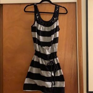 Striped cotton dress.